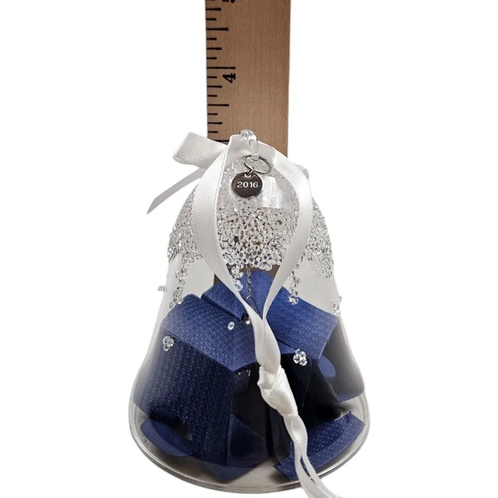 2016 Swarovski Crystal Annual Christmas Bell Limited Ornament 5221235 New In Box